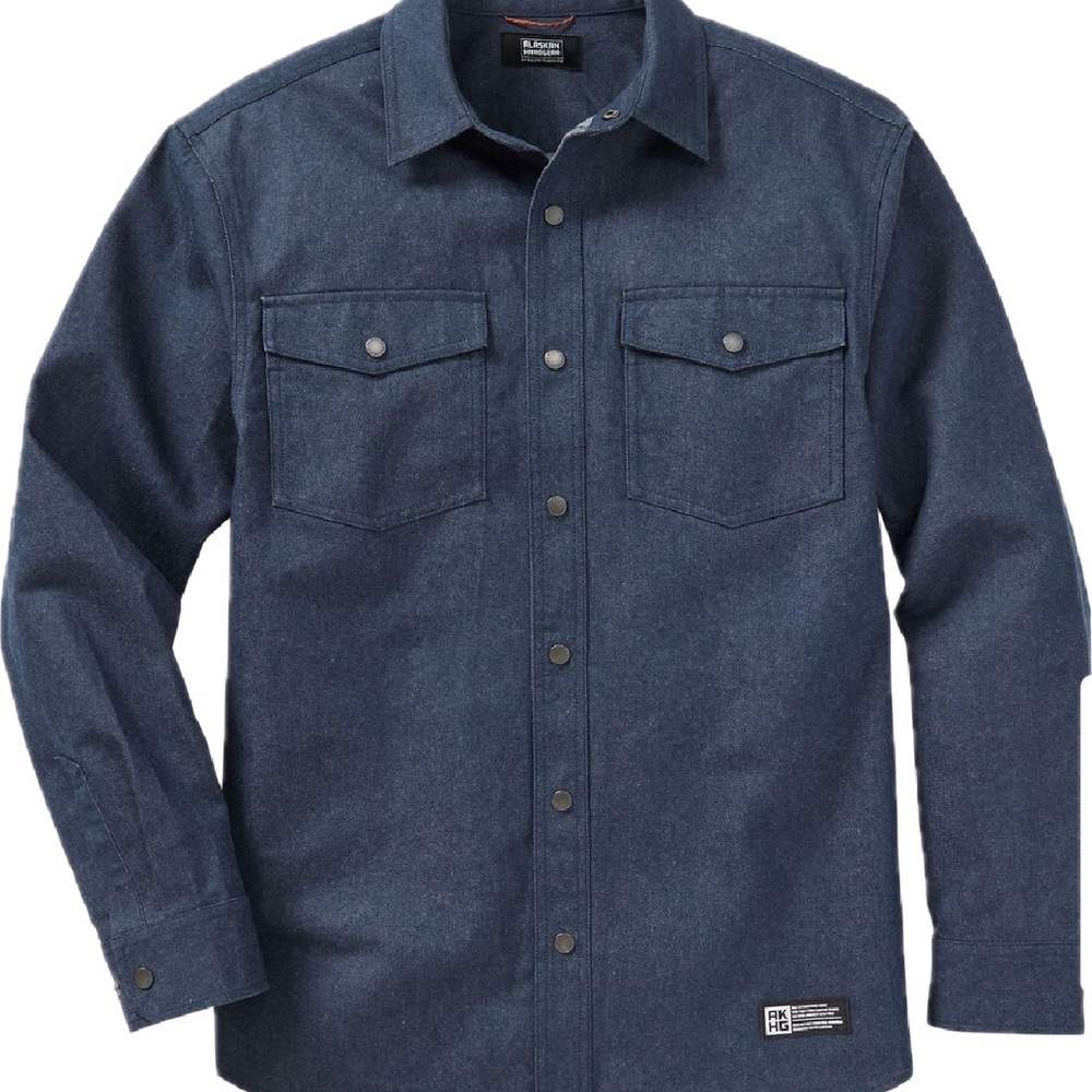 Duluth Trading Company “ Alaskan Hardgear” denim shirt XL